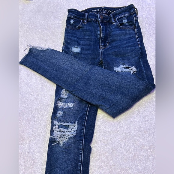 American Eagle Outfitters Denim - ripped skinny jeans